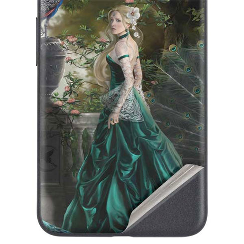 Woman with Peacocks by Nene Thomas Google Pixel 5a Skin